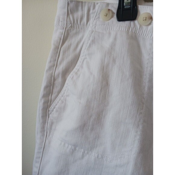 Talbots Wide Leg Crop Jeans High‎ Rise Stretch Pockets White Size 18W - Picture 4 of 11